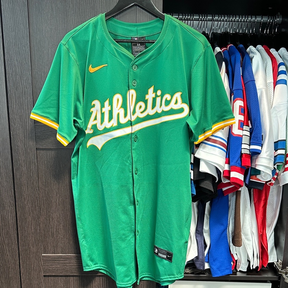 Men's Athletics Nike Kelly Green Alternate Elite Jersey